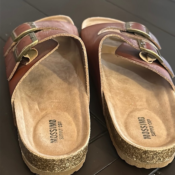 Birkenstock Look Mossimo brand beautiful new brown sandals - Picture 7 of 9